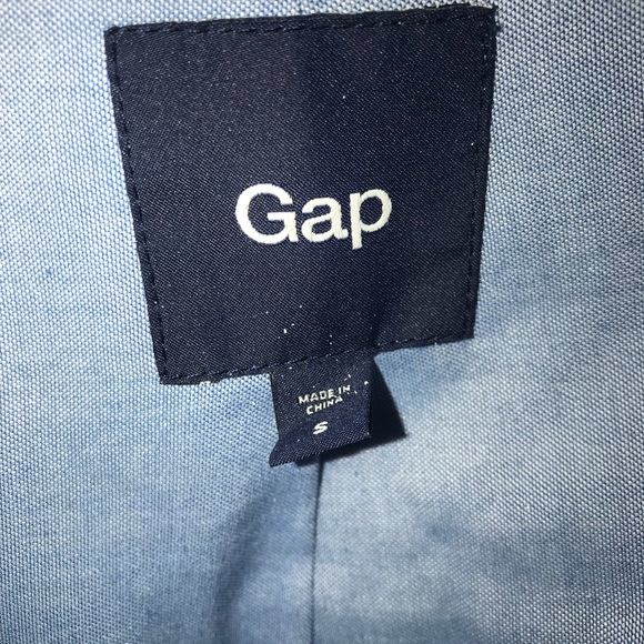 GAP Tan Button Up Jacket Size Small - Picture 4 of 6